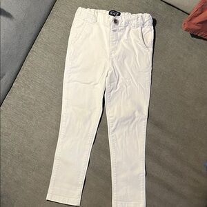 Children’s Place Kids White/Khaki Chino Pants New size 5T